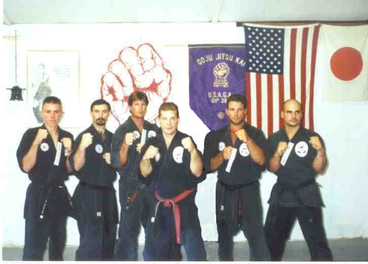 Hanshi Malanoski with his Black Belt squad